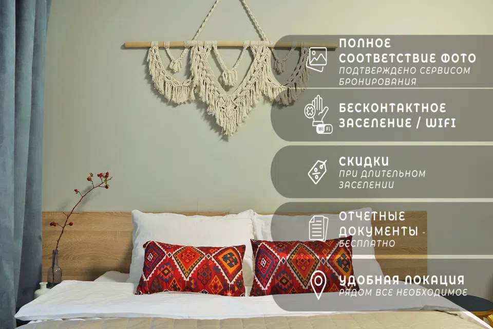 Атмосферная квартира в новом районе 