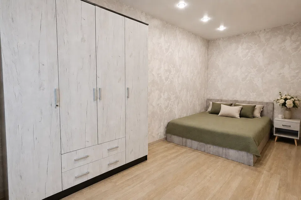 Современная евро-двушка с панорамными балконами