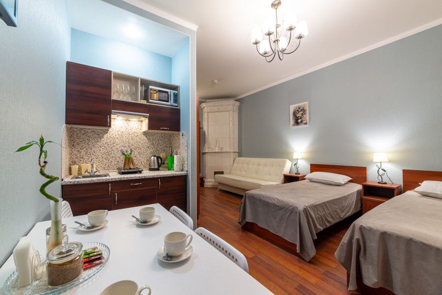 Улучшенный номер-студио в апарт-отеле Франт