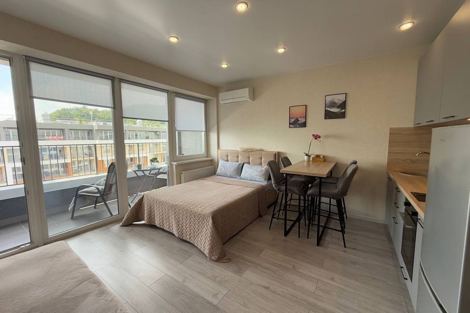 Студия Велюр у моря с открытым бассейном