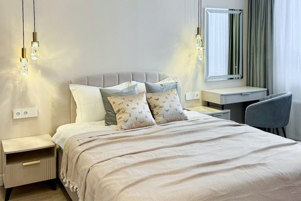 Бежевое золото. 4-х местные апартаменты SunSet