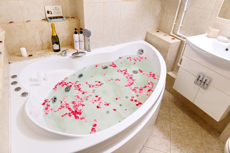 Видовые апартаменты с большой ванной и гидромассажем