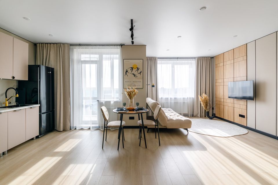 Новая квартира с кроватью King size