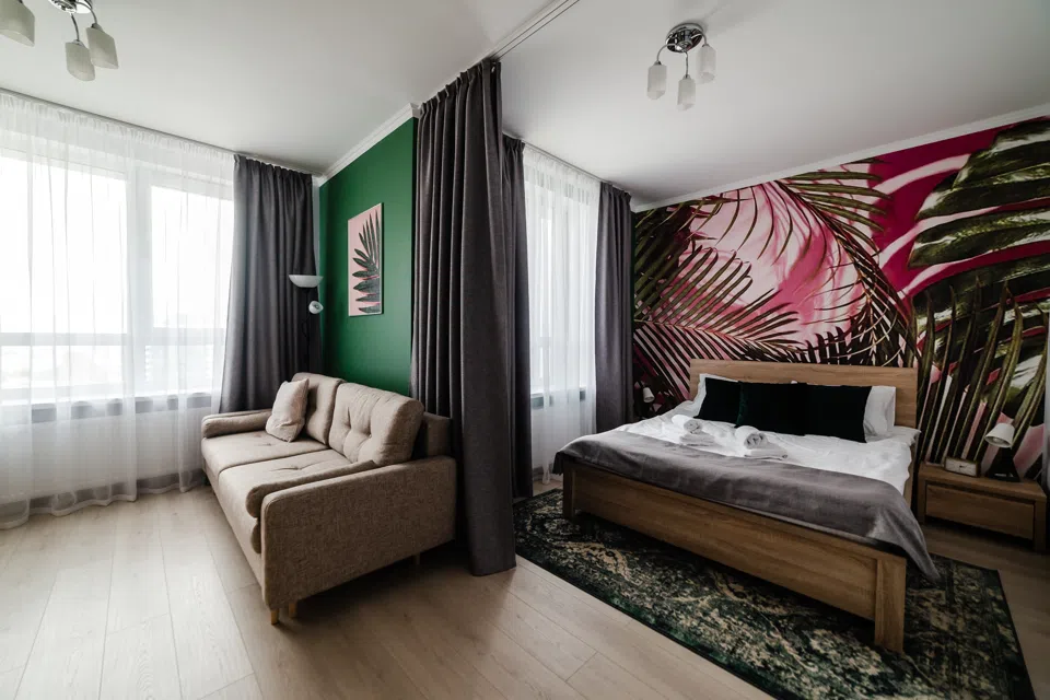 River Side Moscow City Панорама с видом на Москва Сити