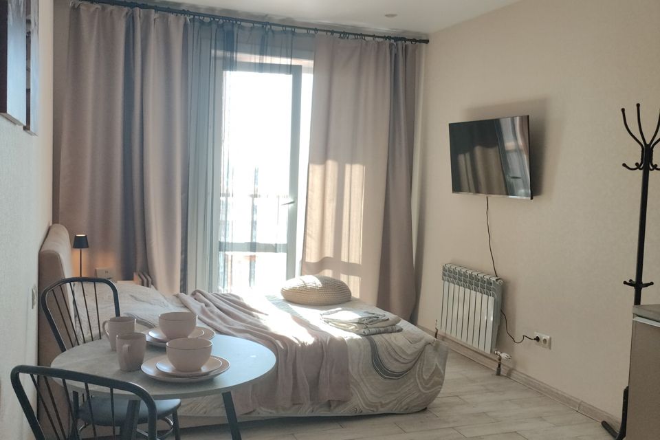 Квартира-студия с дизайнерским ремонтом на ул. Байкальская