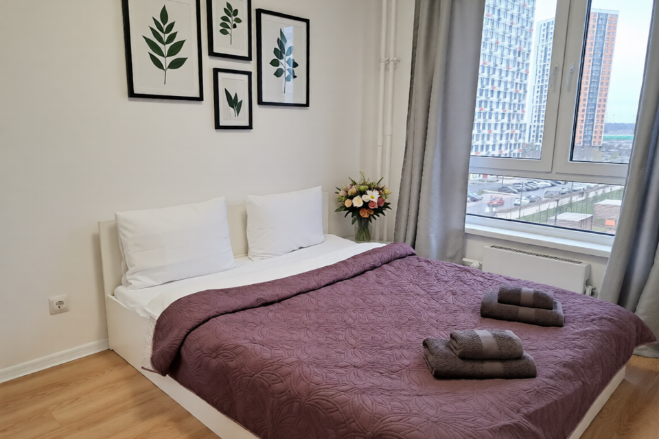 Светлая 1-комнатная квартира около центра Одинцово 