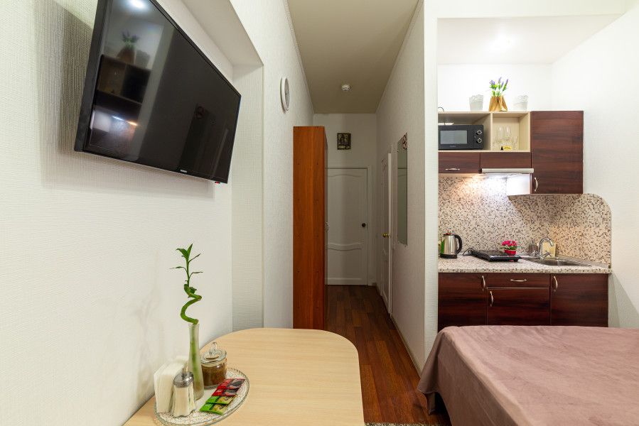 Маленький номер-студио в апарт-отеле Франт