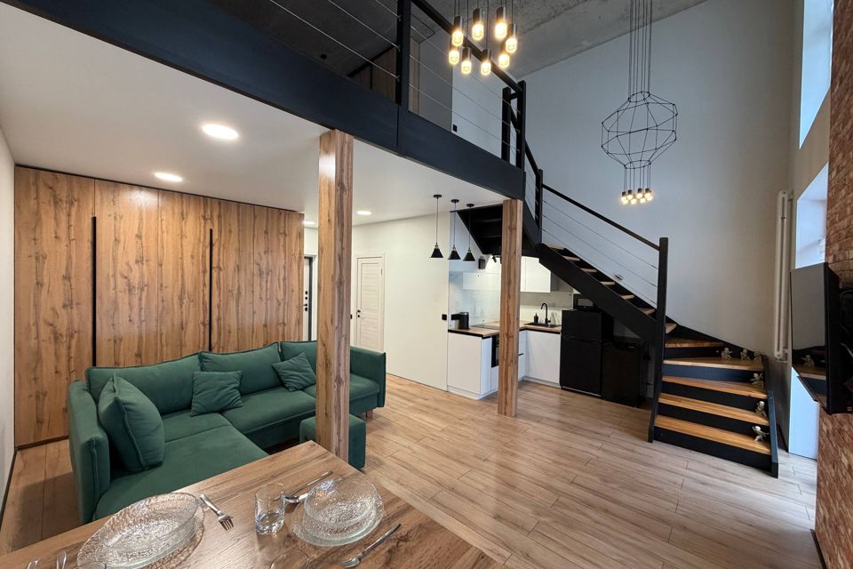Двухуровневая квартира в стиле Лофт