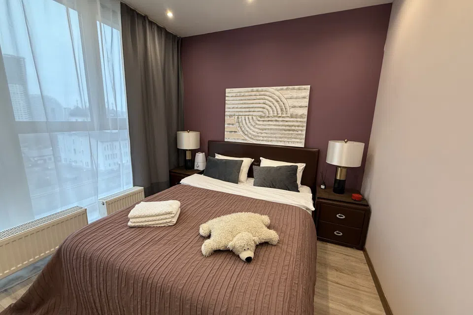 2-к. квартира, 45 м, 2 кровати
