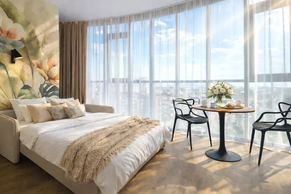 Студия у ТРЦ Иремель — Liberty Sity Apartments
