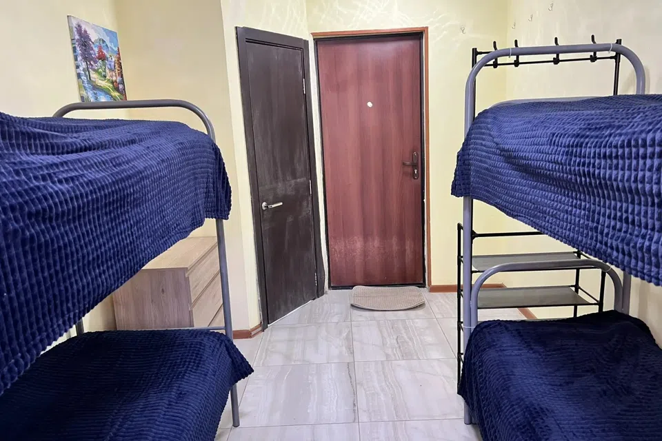 Бюджетная студия для 4 гостей в районе улицы Фадеева