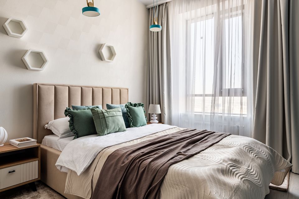 Евро 3-х комнатная квартира Jane-Apart в ЖК Крылья