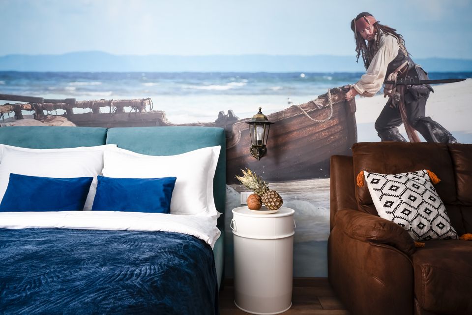 Студия Карибы сети Apartic с рабочим столом и кондиционером