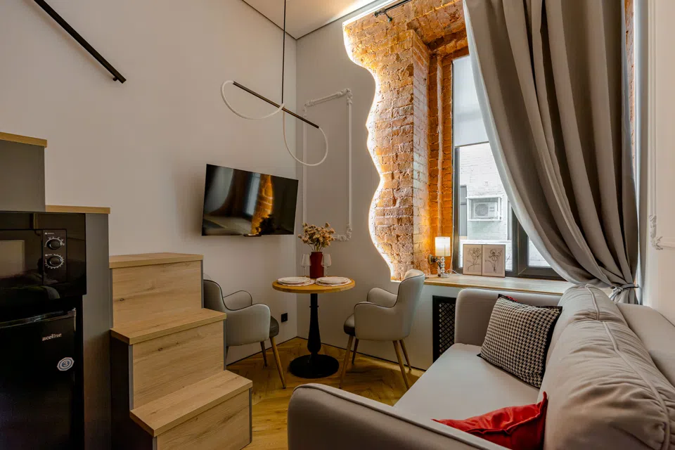 Двухуровневая студия Apart Comfort на Б. Дмитровке