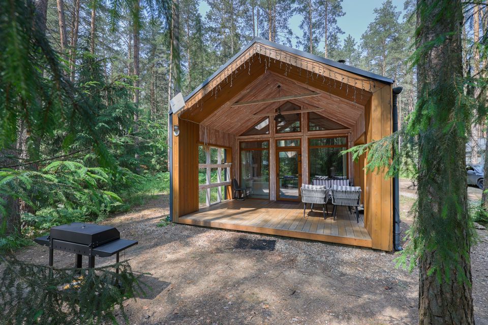 BarnHouse 20 c камином без купели