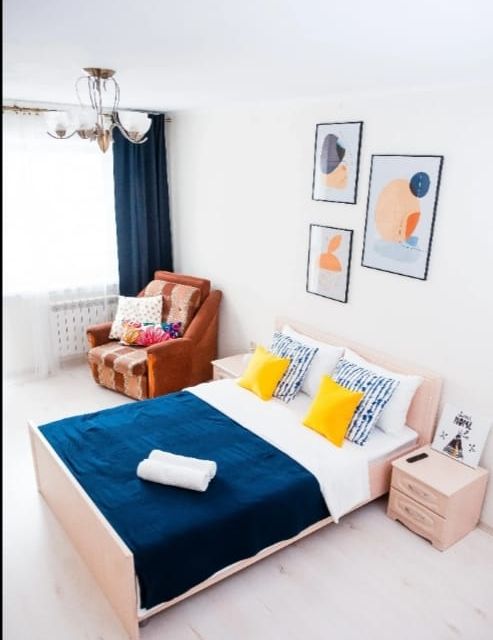 Семейный уют в двухкомнатной квартире возле жд вокзала