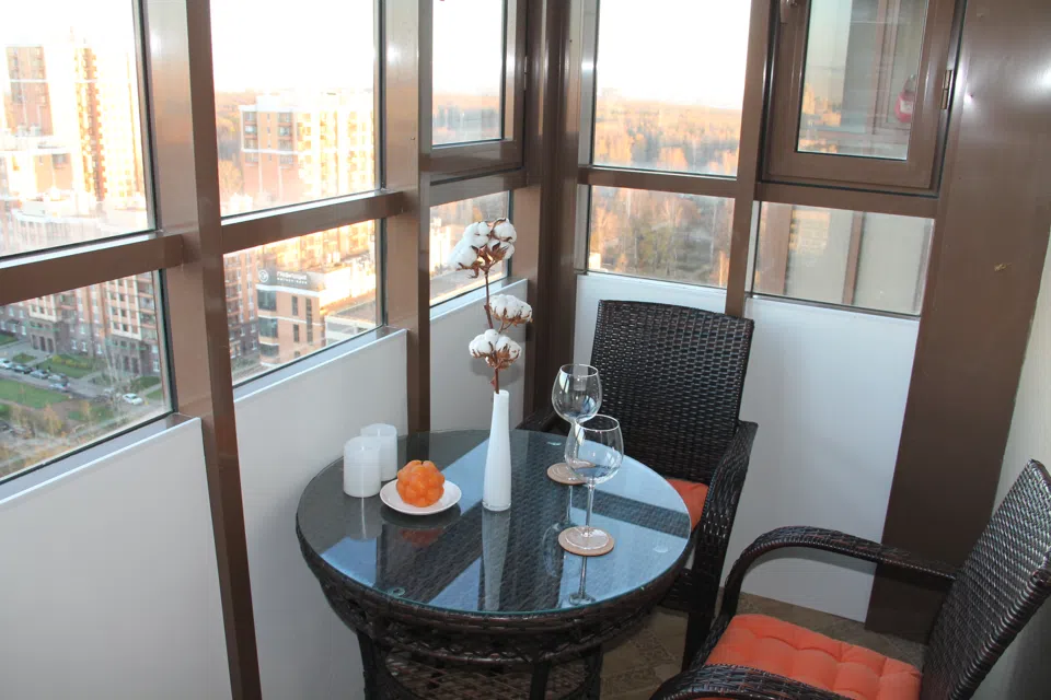 Voyage orange style, Оранжевое путешествие, 1-к квартира