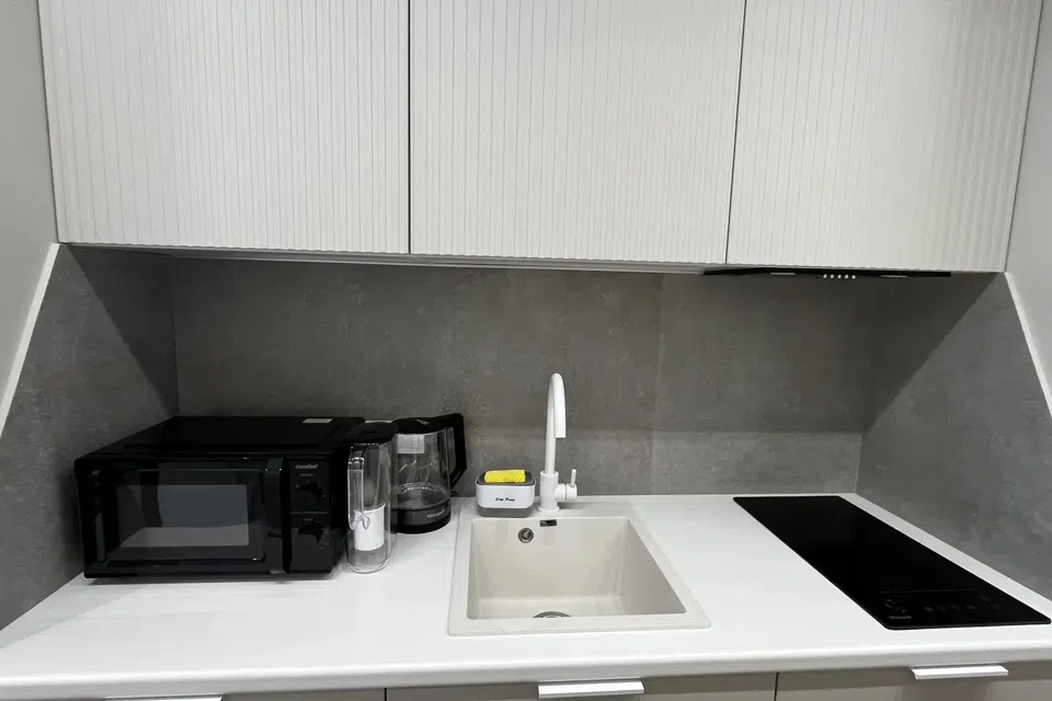 Дизайнерская студия на 12 этаже в ЖК Nice Loft