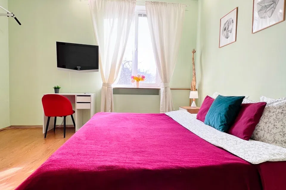 2-к. квартира, 50 кв. м, 3 кровати