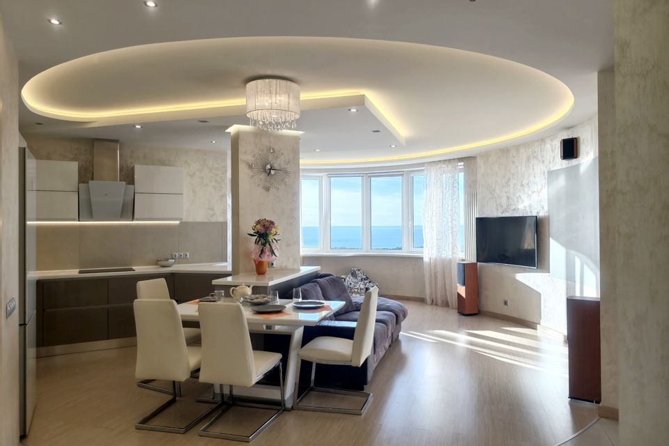 Видовые апартаменты Premium на 21 этаже с панорамой на залив