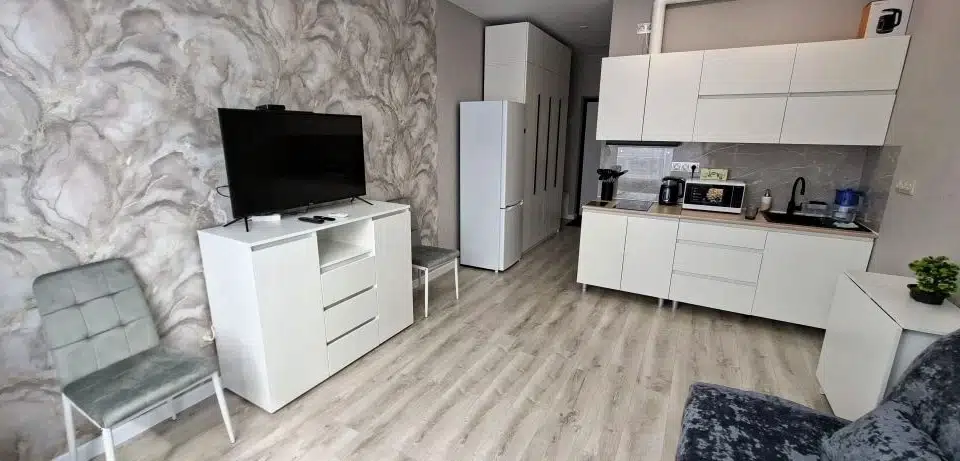 Комфopтнaя квартирa-cтудия в ЖK Prime Гарантия на Oбpывной 