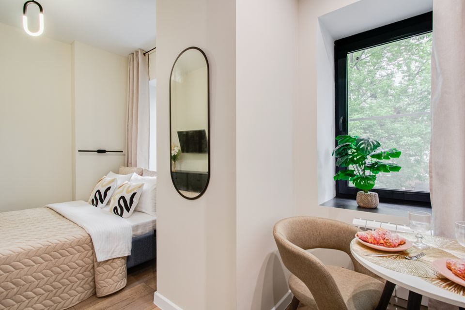Уютная студия EasyGuest рядом с м. Рижская