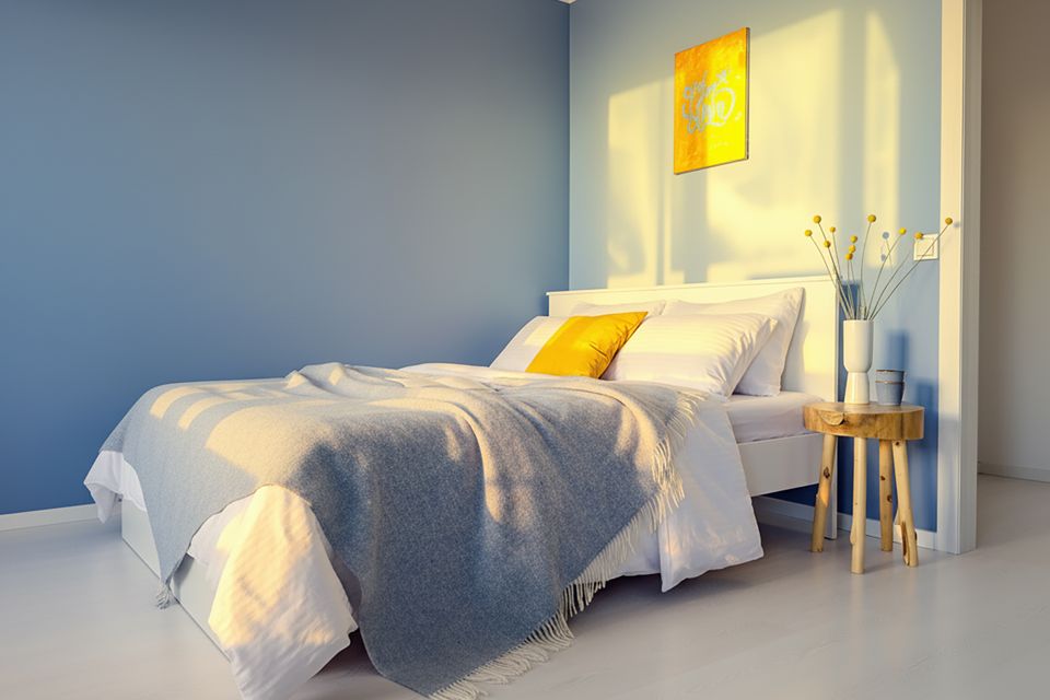 Студия с балконом и видом на озеро