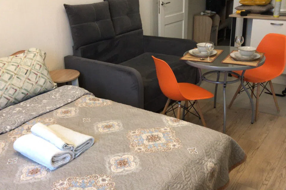 Уютная солнечная квартира  Orange в ЖК Авиатика.