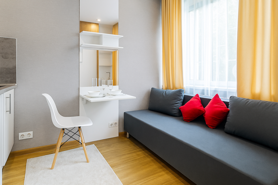 Квартира для пары или одного гостя