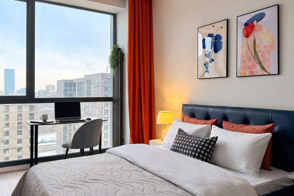 2-к. квартира, 55 м, 4 кровати