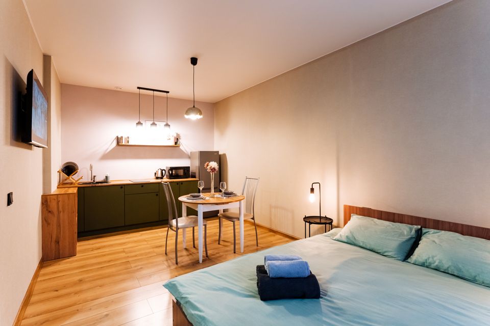 Апартаменты с новым ремонтом в центре Уфы