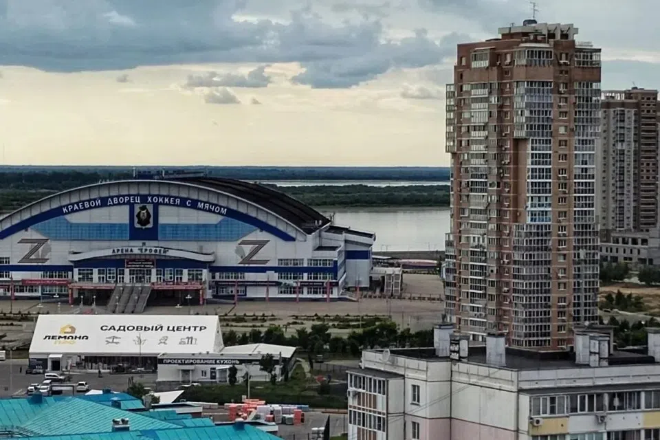 Рента27 с видом на Амур с 15-го этажа