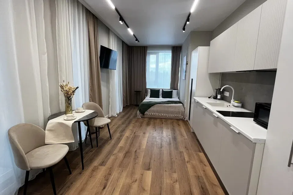 Стильная студия на 6 этаже в ЖК Nice Loft