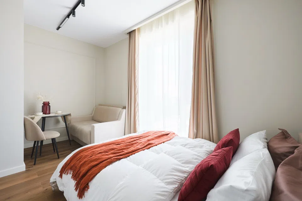 Дизайнерская студия на 12 этаже в ЖК Nice Loft