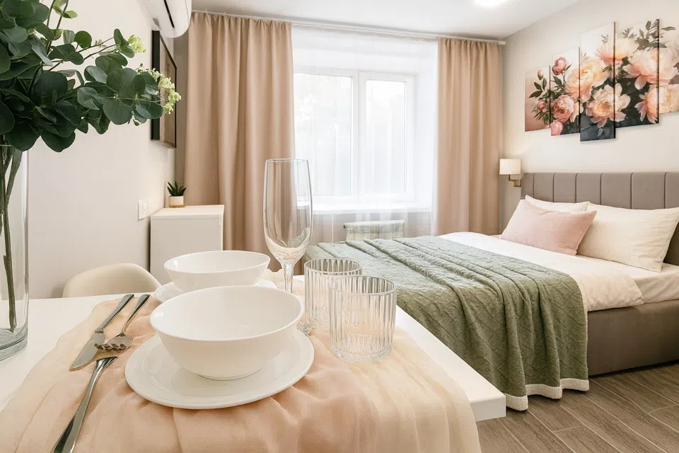 Студия у ТРК Семья — Liberty Sity Apartments