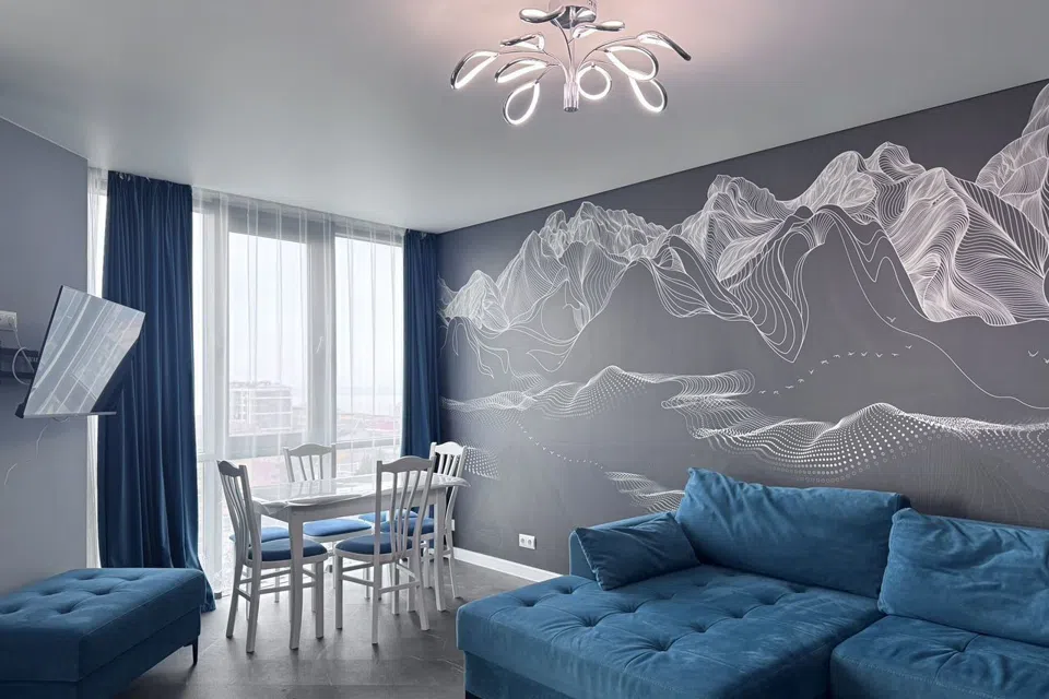 Квартира с пpeкpаcным BИДОМ НA МОРЕ в ЖK Moрcкaя Cимфoния