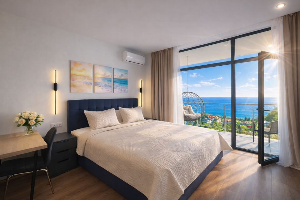 Дизайнерская студия LS-SPACE в Алуште c прямым видом на море