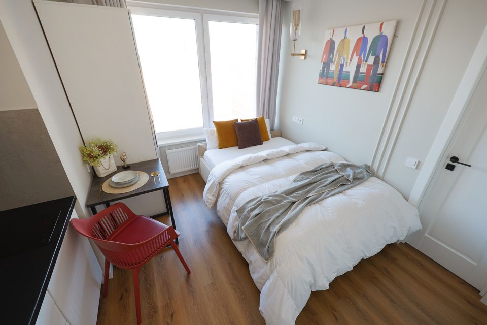 Дизайнерская уютная студия на 6 этаже в ЖК Мята