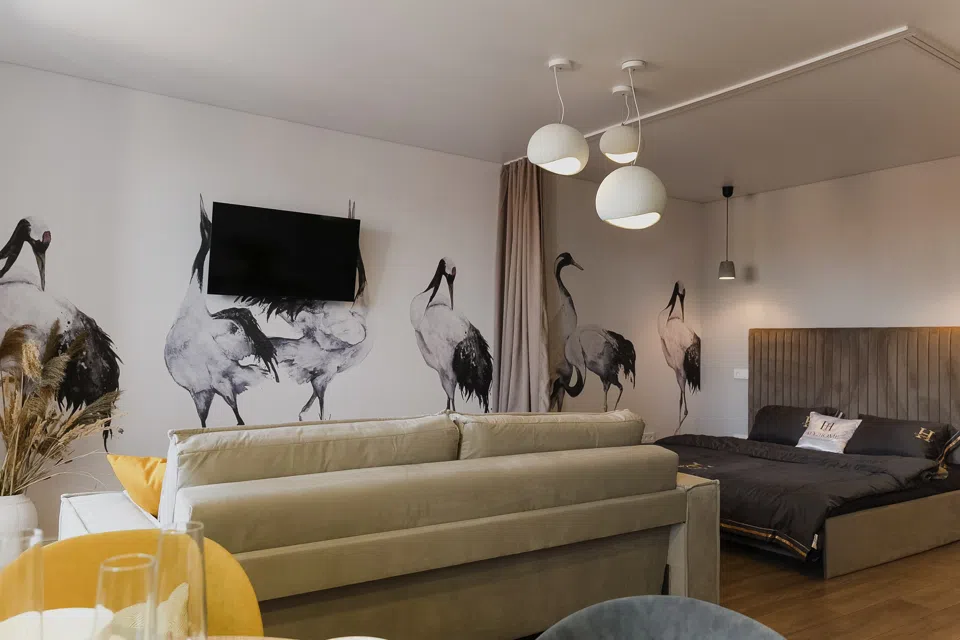 Журавли от сети апартаментов KEY2HOME
