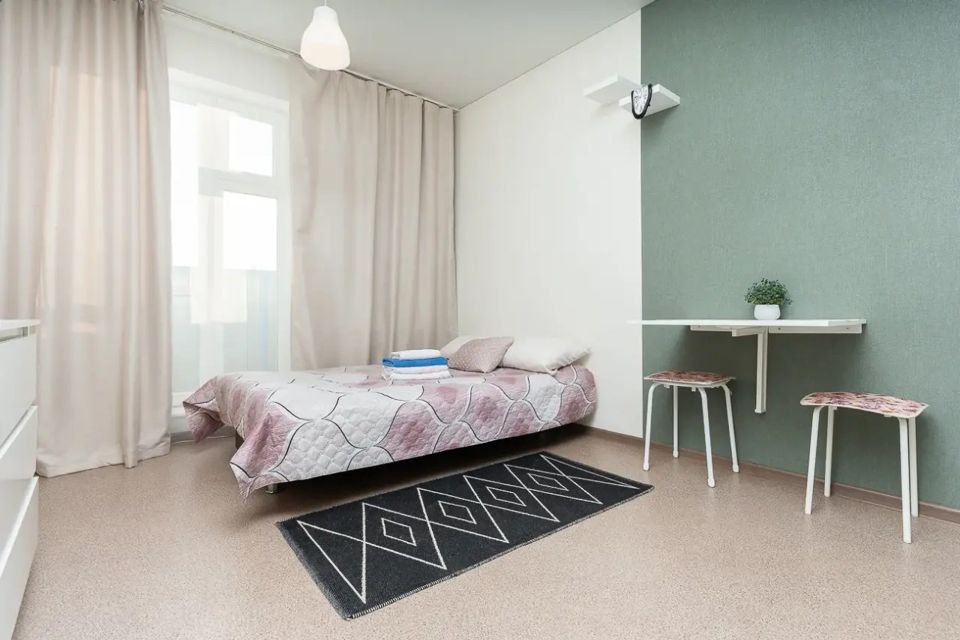 Квартира подходит для проживания 1-2 человек