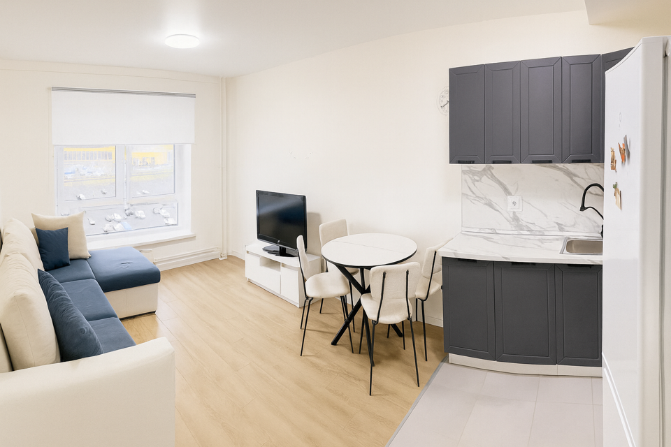 Комфортная евро двушка для4-х гостей