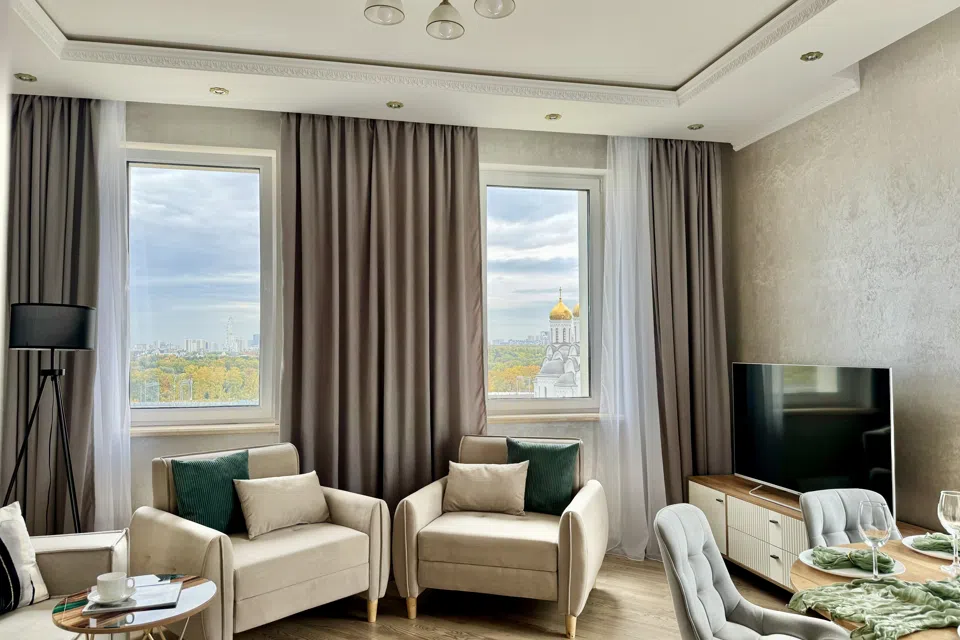 3-к апартаменты, 80 м, 7 кроватей