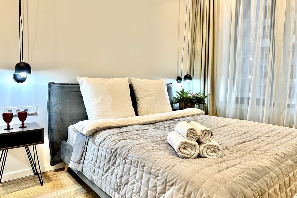 Дизайнерская квартира с видом на Москва-Сити