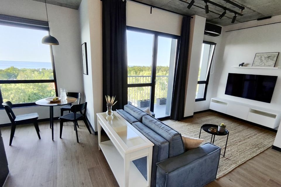 Стильные апартаменты с панорамным видом на море