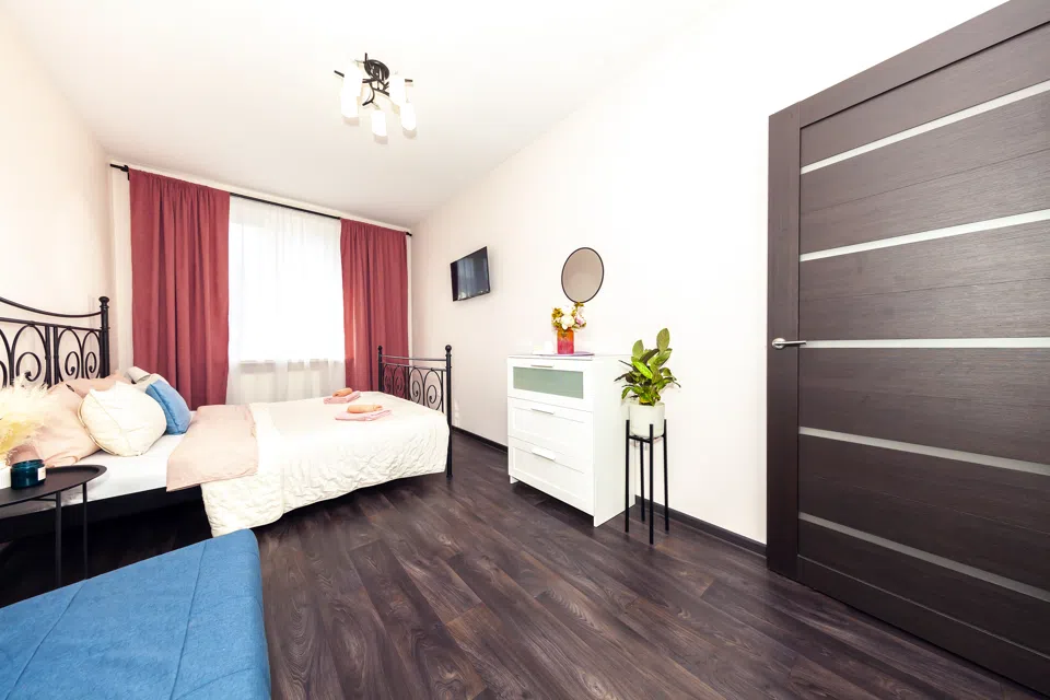 1-к. квартира, 36 кв. м, 2 кровати