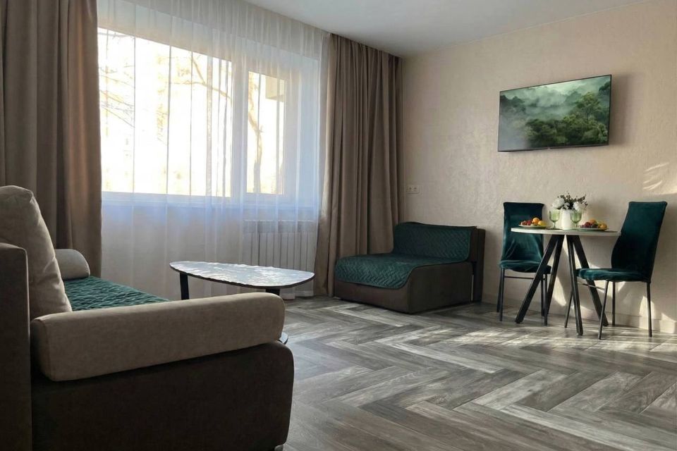 Стильная студия с отдельной спальней 