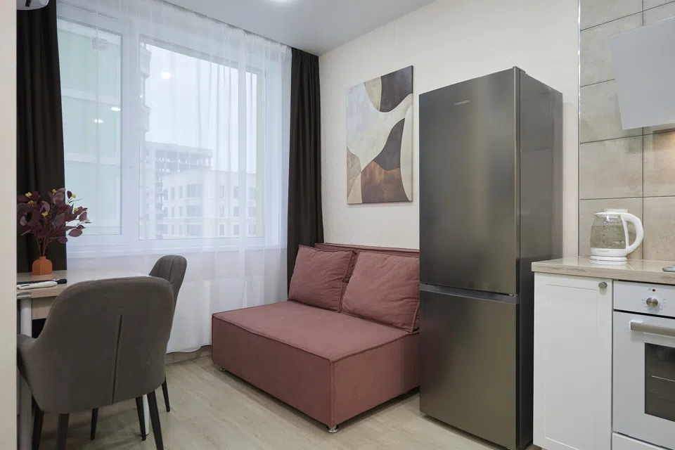 Квартира-студия, 32 кв.м., 2 кровати