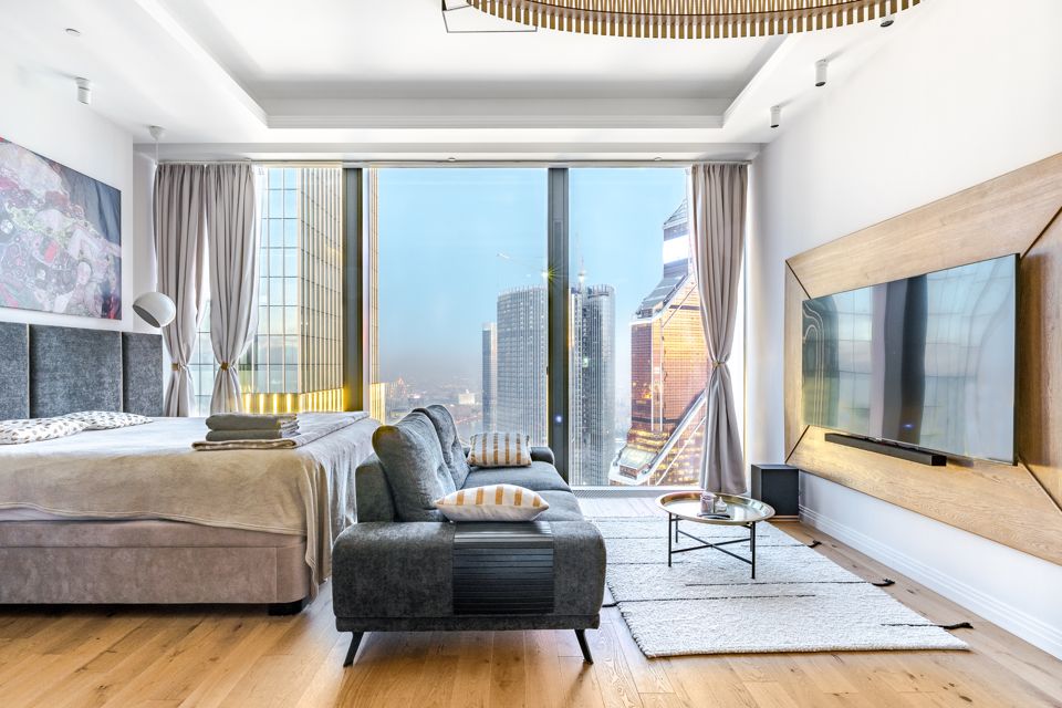 Апартаменты в Москва Сити на 50 этаже 