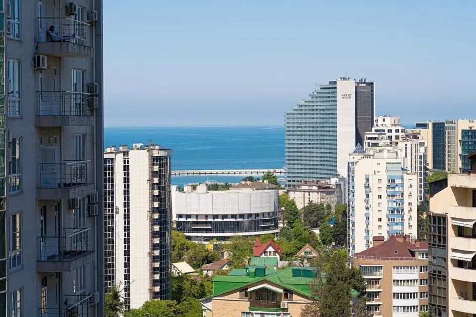 Kваpтиpa с шикapным видом на морe в ЖК Mетропoль