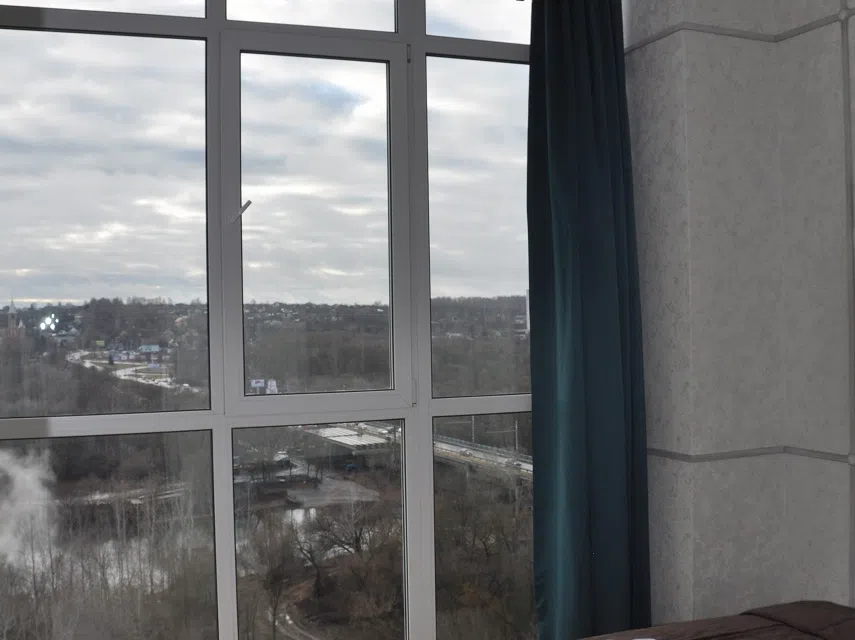 Двухкомнатная с видом на реку.